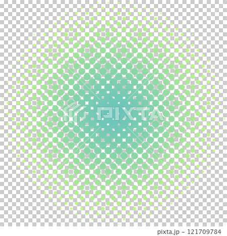 Circular green gradient halftone (dot gradient) Circular green gradient halftone (dot gradient) 121709784