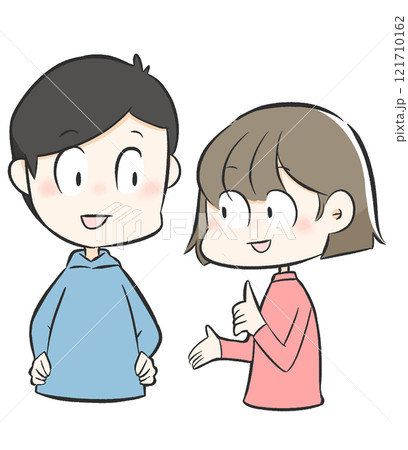 夫婦で相談する/相談する男女 夫婦で相談する/相談する男女 121710162