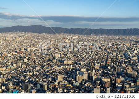大阪の都市風景 夕景 大阪の都市風景 夕景 121711010