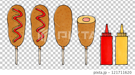 アメリカンドッグセット 121711620