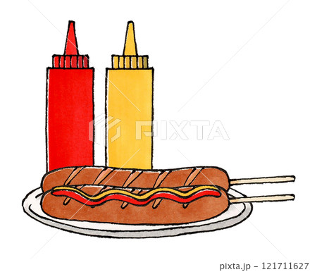 フランクフルト(ケチャップ&マスタード) 121711627