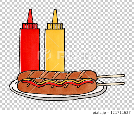 法蘭克福（番茄醬和芥末） 121711627