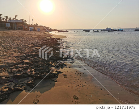 Egypt beach Red Sea Makadi Bay 121711978