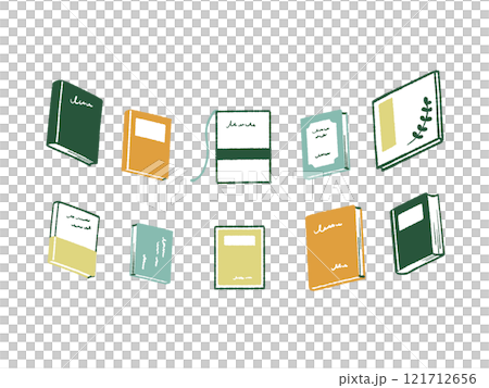 様々な本-4色 121712656