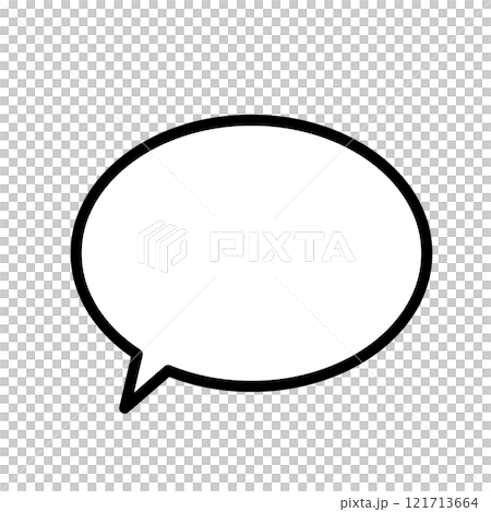 吹き出しのベクターイラスト 121713664