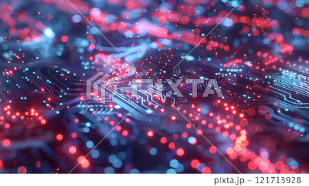 A close-up view of binary code flowing like light stream A close-up view of binary code flowing like light stream 121713928