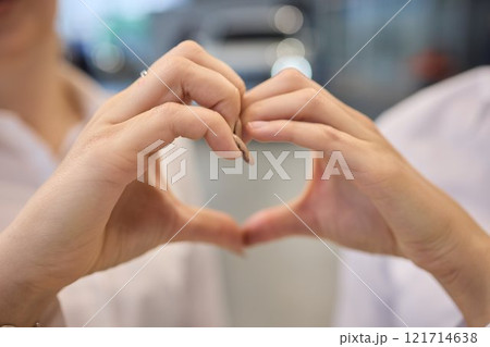 The Heart Shape Hand Gesture A Beautiful and Powerful Symbol of Love and Connection 121714638