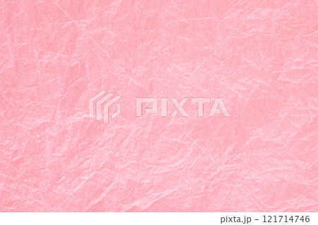 シワシワにした薄紙のテクスチャー 121714746