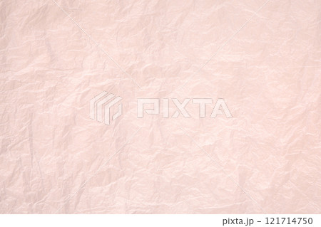 シワシワにした薄紙のテクスチャー シワシワにした薄紙のテクスチャー 121714750