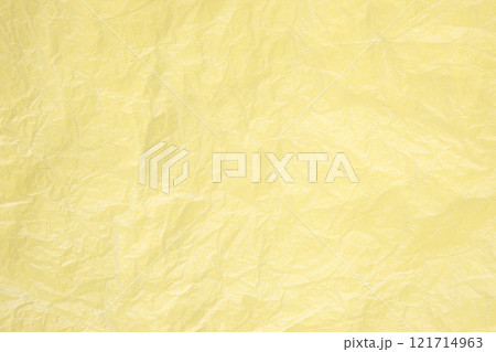 シワシワにした薄紙のテクスチャー シワシワにした薄紙のテクスチャー 121714963