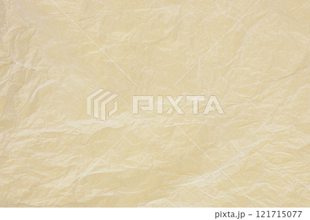 シワシワにした薄紙のテクスチャー 121715077