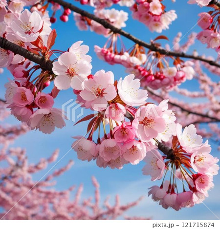 満開の桜 121715874