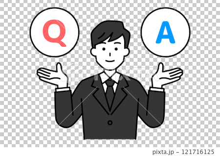 A man in a black suit accepting Q&A 121716125