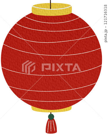 Chinese new decoration on white background.	 121716318