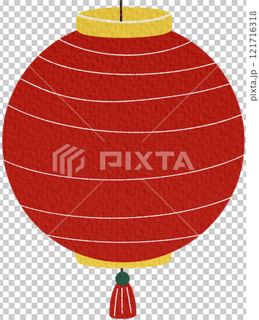 Chinese new decoration on white background.	 121716318