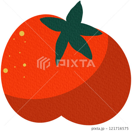 tomato on a white background	 121716575