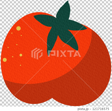 tomato on a white background	 121716575