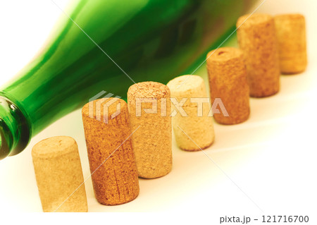 Wine corks,stoppers bottle. Old taste of pleasure Wine corks,stoppers bottle. Old taste of pleasure 121716700