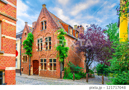 Ghent city historical center, East Flanders province, Flemish Region, Belgium 121717048