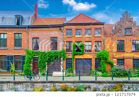 Ghent city historical center, East Flanders province, Flemish Region, Belgium 121717074