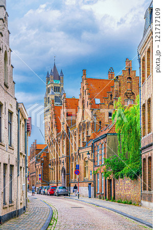 Brugge city historical centre, Flemish Region, Belgium 121717109