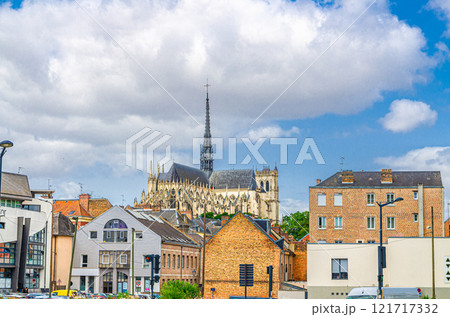 Amiens historical city centre, Hauts-de-France Region, France 121717332