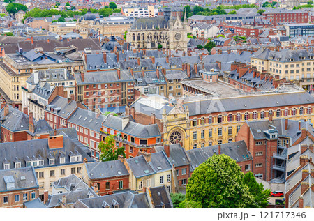 Amiens historical city centre, Hauts-de-France Region, France 121717346