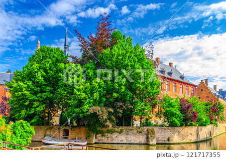 Bruges city historical centre, West Flanders province, Flemish Region, Belgium 121717355