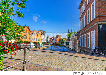 Bruges city historical centre, West Flanders province, Flemish Region, Belgium Bruges city historical centre, West Flanders province, Flemish Region, Belgium 121717362