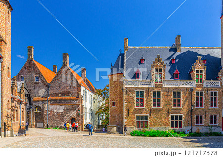 Bruges city historical centre, West Flanders province, Flemish Region, Belgium 121717378