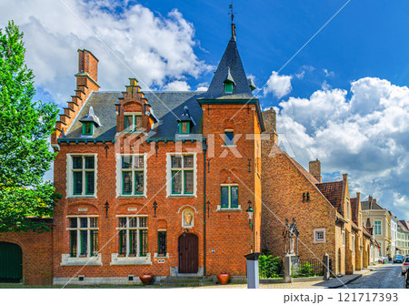 Bruges city historical centre, West Flanders province, Flemish Region, Belgium 121717393