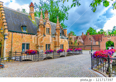 Bruges city historical centre, West Flanders province, Flemish Region, Belgium 121717397
