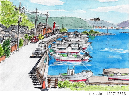 漁港の風景 121717758