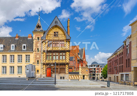 Amiens historical city centre, Somme department, Hauts-de-France Region, France 121717808