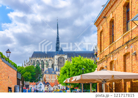 Amiens historical city centre, Somme department, Hauts-de-France Region, France 121717815