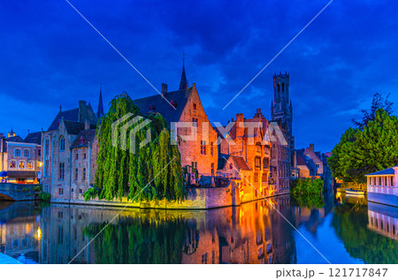 Bruges old town, West Flanders province, Belgium 121717847