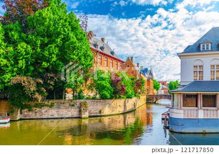 Bruges old town, West Flanders province, Belgium 121717850