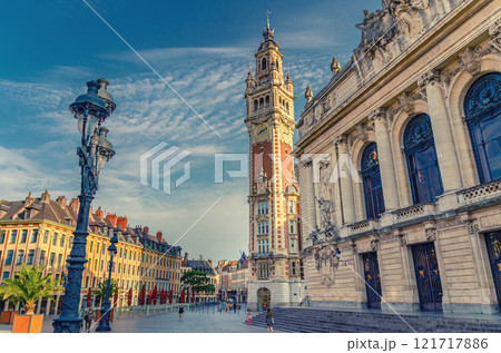 Lille old town, Hauts-de-France Region, Northern France 121717886