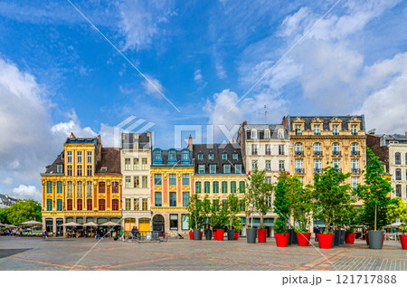 Lille old town, Hauts-de-France Region, Northern France 121717888