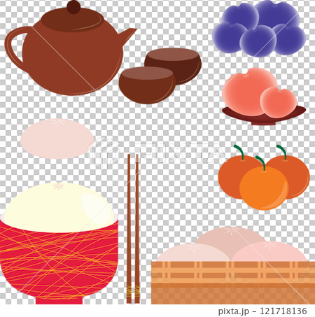 Isolated Lunar New Year Element 121718136