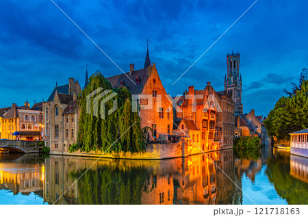 Bruges old town, West Flanders province, Belgium 121718163