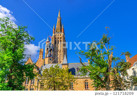 Bruges old town, West Flanders province, Belgium 121718209