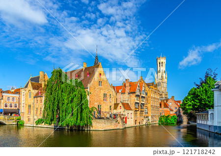 Bruges historical city centre, West Flanders province, Flemish region, Belgium 121718242