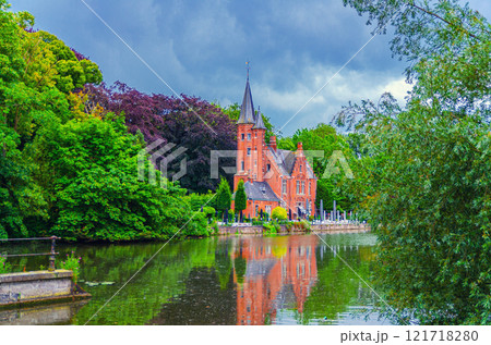 Bruges historical city centre, West Flanders province, Flemish region, Belgium 121718280