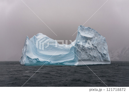 Iceberg drifting off the coast of South Georgia. Antarctica. Iceberg drifting off the coast of South Georgia. Antarctica. 121718872