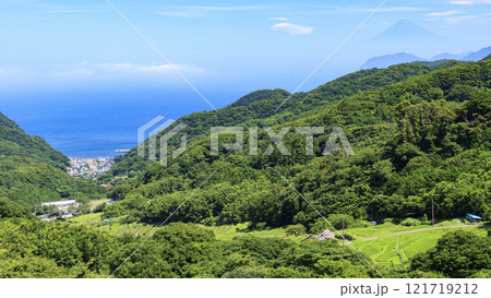 静岡県賀茂郡松崎町の石部の棚田 静岡県賀茂郡松崎町の石部の棚田 121719212