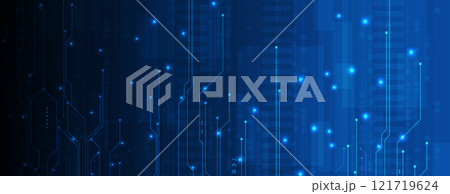 Abstract technology background. Vector art. 121719624
