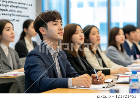 研修中の若手社員 研修中の若手社員 121721453