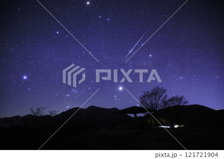 《しぶんぎ座流星群》冬のダイヤモンドとしぶんぎ座流星群の火球 121721904