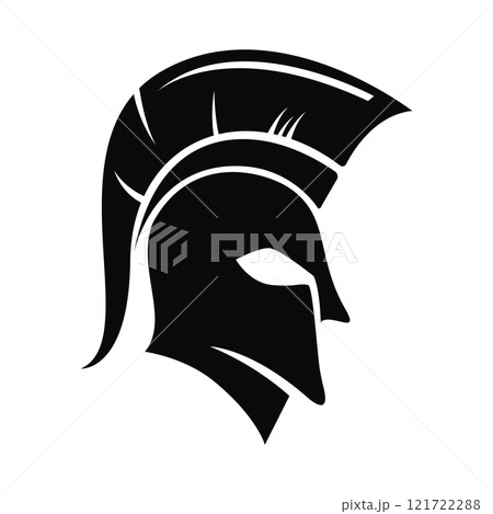 Spartan Helmet Graphic Illustration logo Spartan Helmet Graphic Illustration logo 121722288